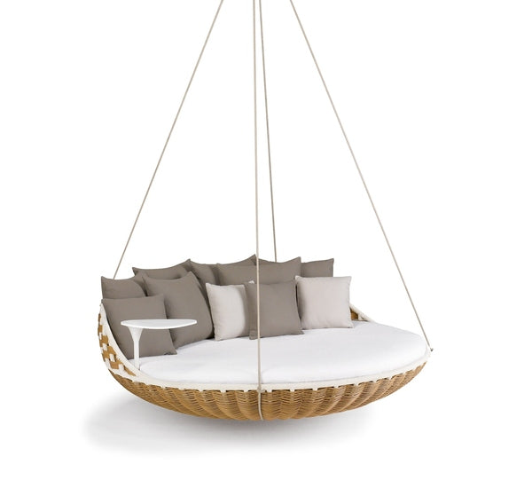 SWINGREST HANGING LOUNGER W/ROPE AND FOLDABLE SEAT CUSHION, B - Kolo Collection