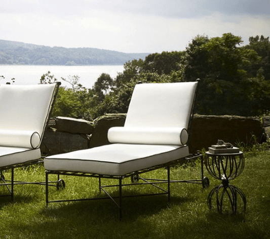 AMALFI HOURGLASS SIDE TABLE BASE - EPOXY COATED STEEL - Kolo Collection