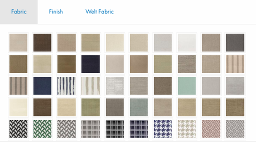 CALCUTTA SIDE CHAIR WITH GRADE A FABRIC