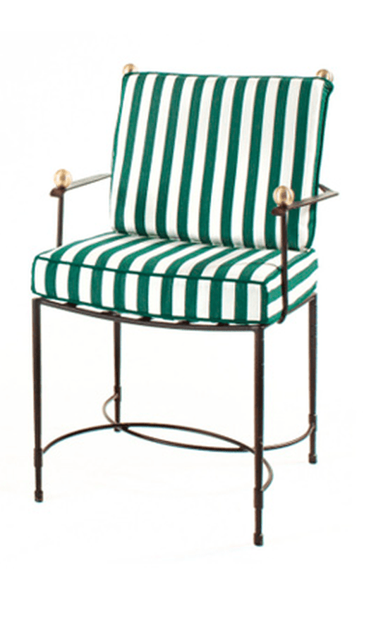 AMALFI HOST CHAIR, LARGE,  EPOXY COATED STEEL - Kolo Collection