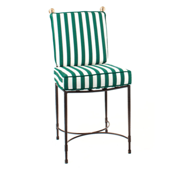 AMALFI SIDE CHAIR LARGE IN EPOXY COATED STEEL - Kolo Collection