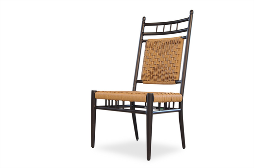 LLOYD FLANDERS Outdoor Dining Side Chair with Woven Seat