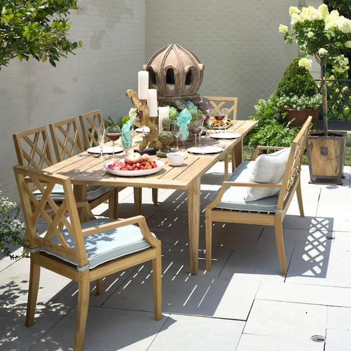 HALEY ARM CHAIR IN NATURAL TEAK