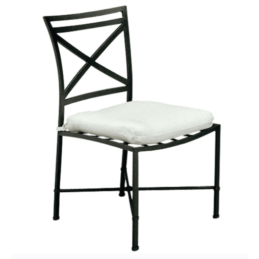 VENETIAN SIDE CHAIR WITH CUSHION IN GRADE A FABRIC