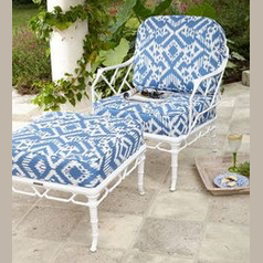 CALCUTTA OTTOMAN WITH GRADE A FABRIC