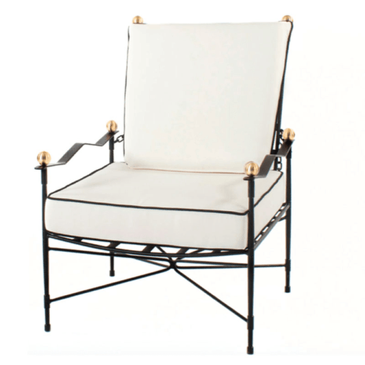 AMALFI LOUNGE CHAIR IN EPOXY COATED STEEL - Kolo Collection