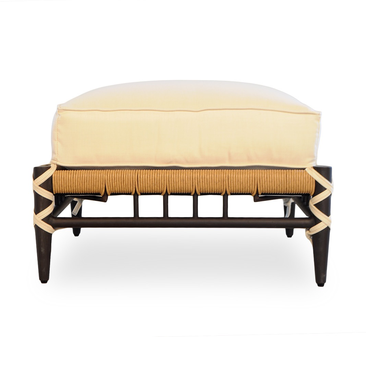 LOW COUNTRY OTTOMAN WITH GRADE C FABRIC/SELF WELT - Kolo Collection
