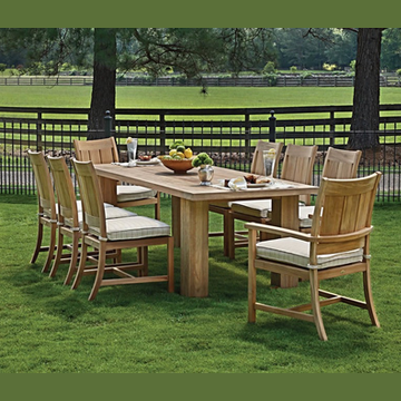 CROQUET TEAK SIDE CHAIR - NATURAL