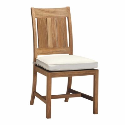 CROQUET TEAK SIDE CHAIR - NATURAL