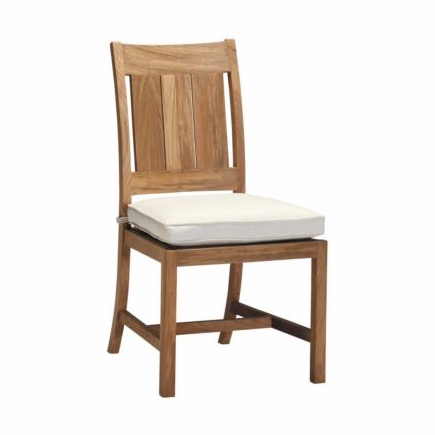 CROQUET TEAK SIDE CHAIR - NATURAL