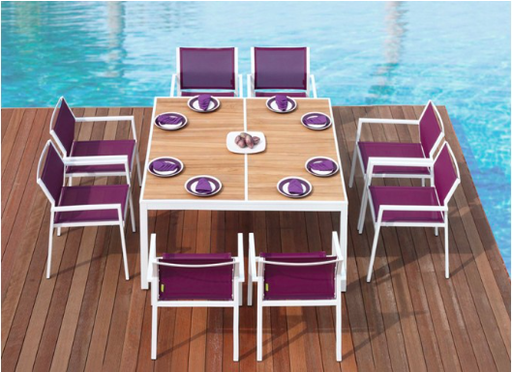 ALLUX STACKING DINING CHAIR / PC ALUMINUM /STANDARD BATYLINE K