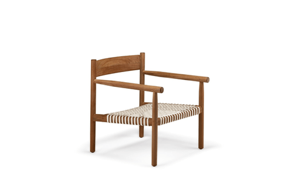 TIBBO LOUNGE CHAIR WITH VULCANO MATTE WEAVE - Kolo Collection