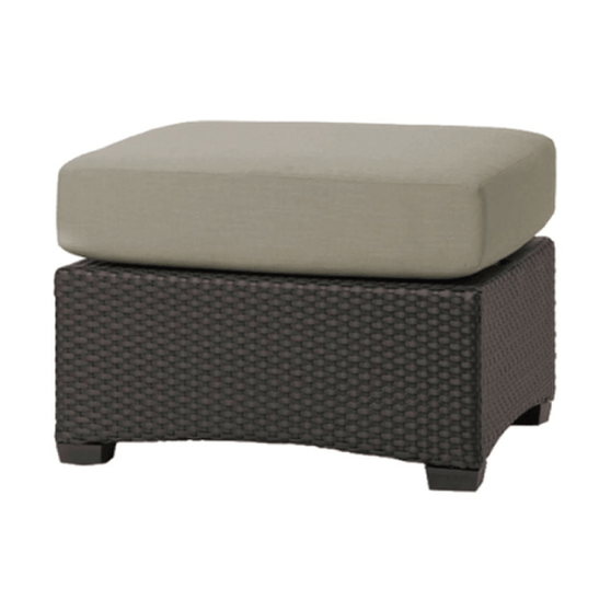FUSION OTTOMAN IN BRONZE WITH GRADE A FABRIC - Kolo Collection