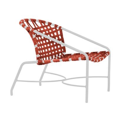 KANTAN ALUMINUM LOUNGE CHAIR WITH SUN CLOTH STRAP