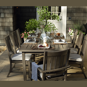 CROQUET ALUMINUM ARM CHAIR