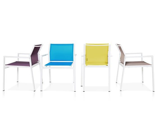 ALLUX STACKING DINING CHAIR / PC ALUMINUM /STANDARD BATYLINE K