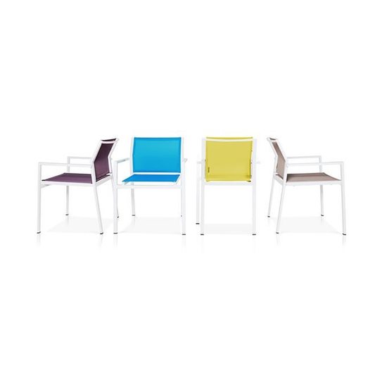 ALLUX STACKING DINING CHAIR / PC ALUMINUM