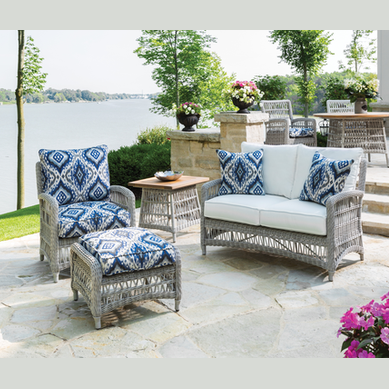 MACKINAC LOUNGE CHAIR WITH GRADE B FABRIC AND SELF WELT - Kolo Collection
