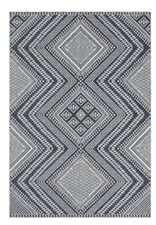 ARIANA RUG, CHARCOAL, MEDIUM GRAY, TAUPE, WHITE 6'7"x9' - Kolo Collection