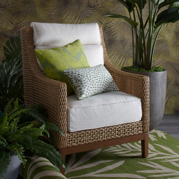 PENINSULA WOVEN LOUNGE CHAIR