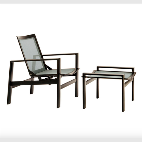 PARKWAY FRAMED SLING OTTOMAN, B