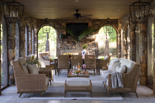 PENINSULA WOVEN LOUNGE CHAIR