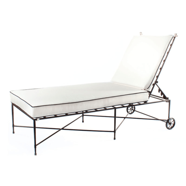 AMALFI CHAISE LOUNGE / NO ARMS / EPOXY COATED STEEL - Kolo Collection