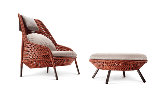 AHNDA FOOTSTOOL/COFFEE TABLE BASE ONLY - Kolo Collection