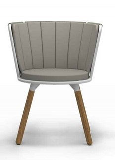 DAISY RAE DINING CHAIR W/TEAK LEGS, GRADE A