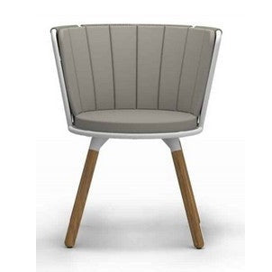DAISY RAE DINING CHAIR W/TEAK LEGS, GRADE A