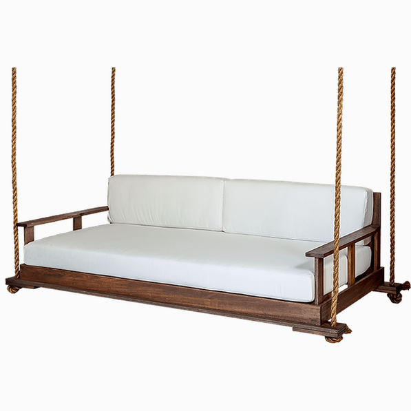 FAULKNER 78'' BED SWING EUCALYPTUS FRAME W/CUSHIONS - Kolo Collection