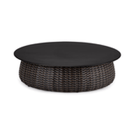 PORCINI 39D x 10H COFFEE TABLE, MARRONE/BLACK TOP, MTO/30 PC MIN - Kolo Collection