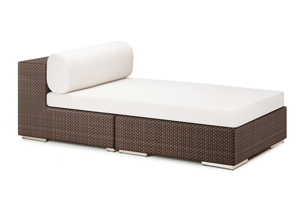LOUNGE DAYBED IN JAVA + COFFEE TABLE - Kolo Collection