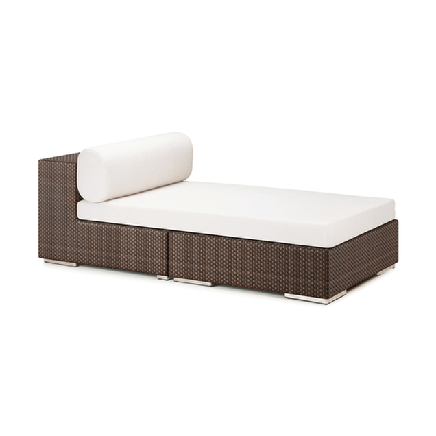 LOUNGE DAYBED IN JAVA + COFFEE TABLE - Kolo Collection