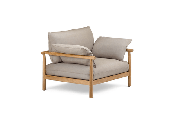 TIBBO XL LOUNGE CHAIR WITH VULCANO MATTE WEAVE - Kolo Collection