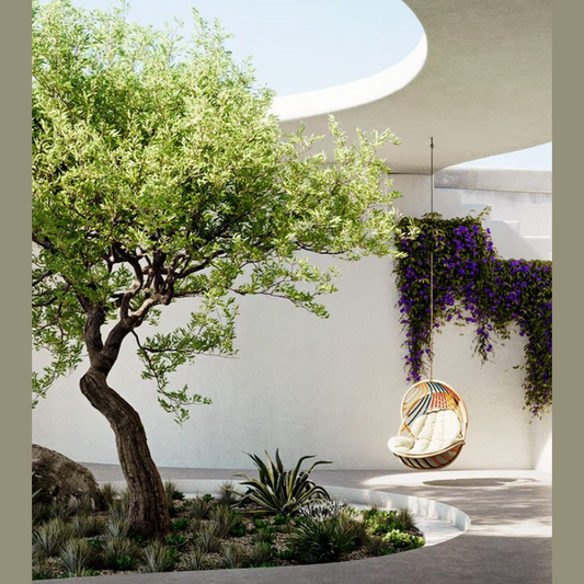 KIDA HANGING LOUNGE CHAIR INCLUDING BASE