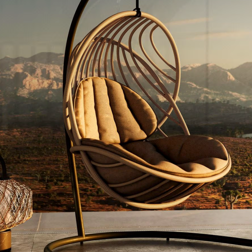 KIDA HANGING LOUNGE CHAIR INCLUDING BASE