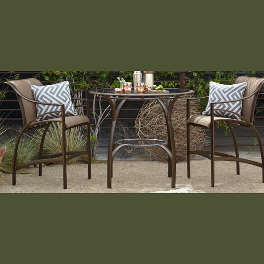 PASADENA SLING BARSTOOL W/ARMS - GRADE B