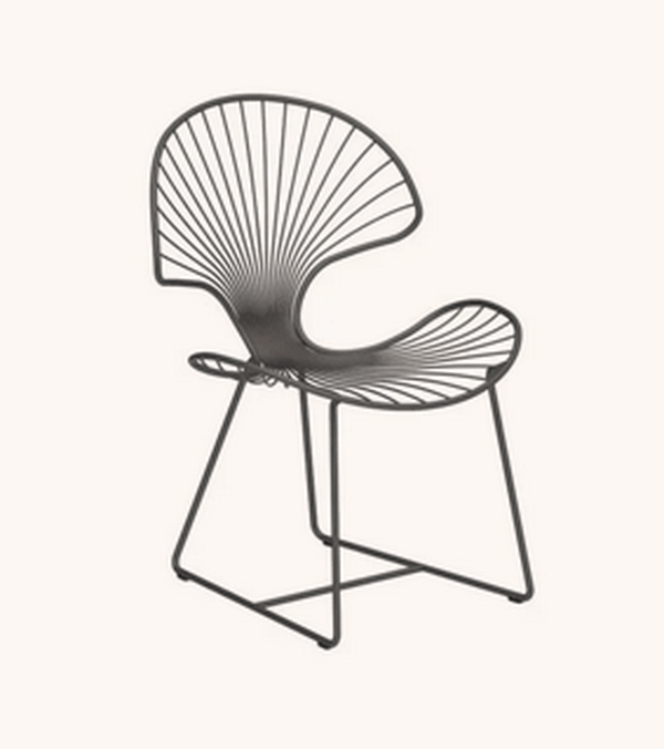 OSTREA DINING CHAIR - ANTHRACITE - Kolo Collection