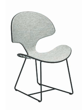OSTREA DINING CHAIR - ANTHRACITE