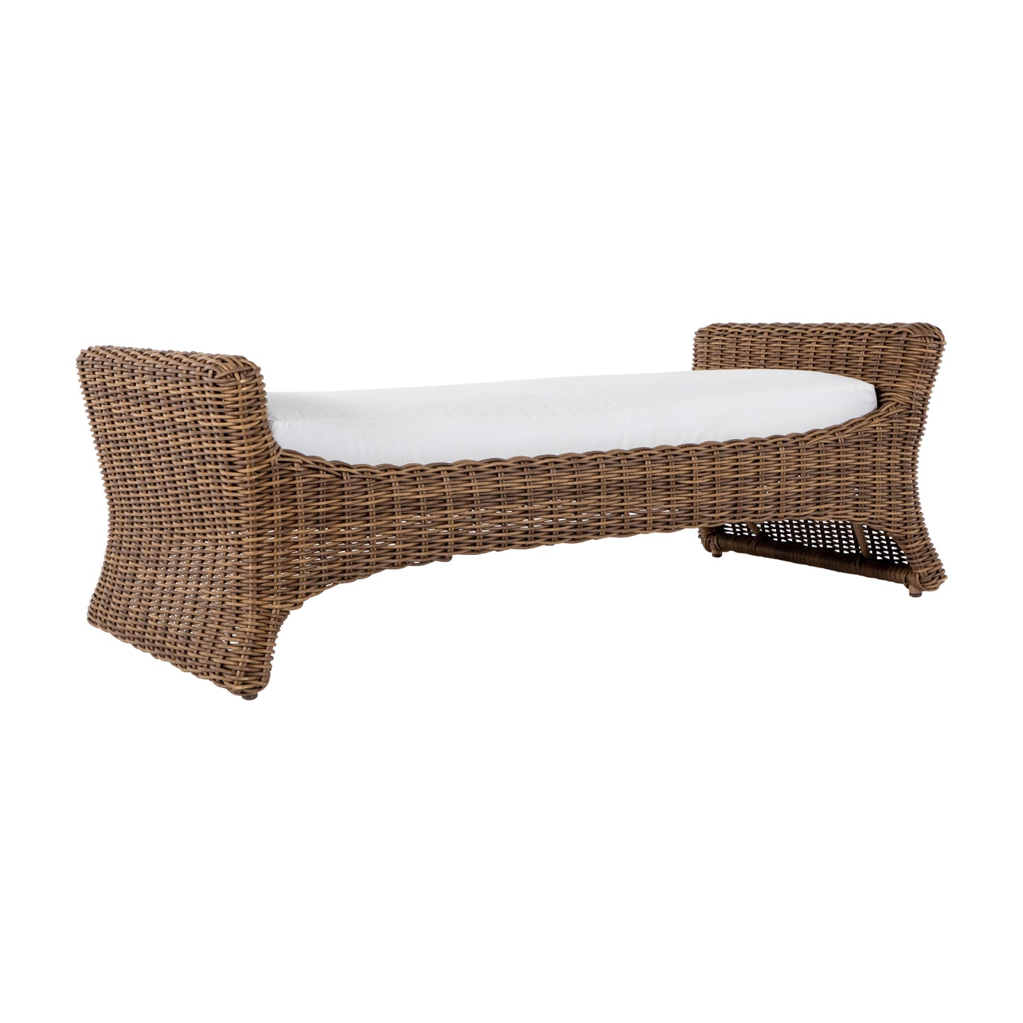 GAYLE 59 INCH BENCH / RAFFIA WEAVE