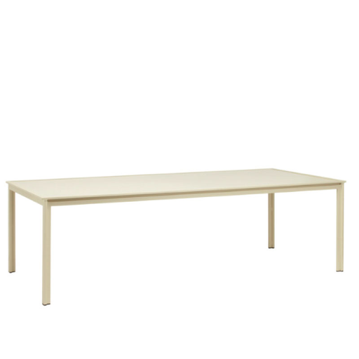 SWIM 45 x 99 DINING TABLE WITH SOLID ALUMINUM TOP