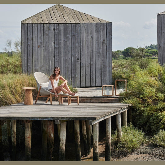 ELIO HIGH BACK LOUNGE CHAIR - LINEN WEAVE - Kolo Collection