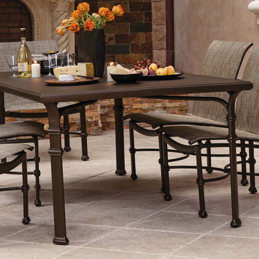 FREMONT 44 x 78 DINING TABLE WITH NOVA ALUMINUM TOP