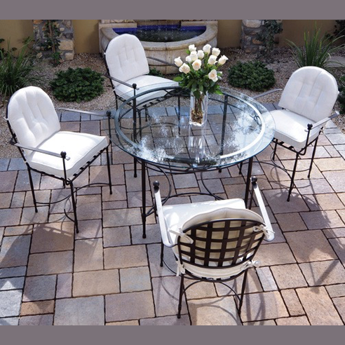 48 INCH ROUND DINING TABLE BASE IN EPOXY COATED STEEL