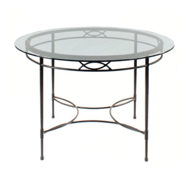 AMALFI 64" ROUND DINING TABLE, BASE IN EPOXY COATED STEEL - Kolo Collection