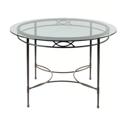 48 INCH ROUND DINING TABLE BASE IN EPOXY COATED STEEL