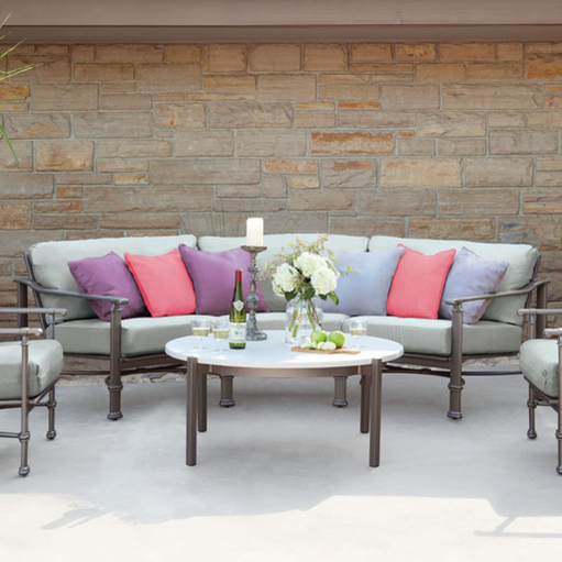 FREMONT CURVED SOFA WITH GRADE A FABRIC