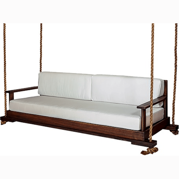 HURSTON 93" PORCH SWING EUCALYPTUS FRAME W/CUSHIONS - Kolo Collection