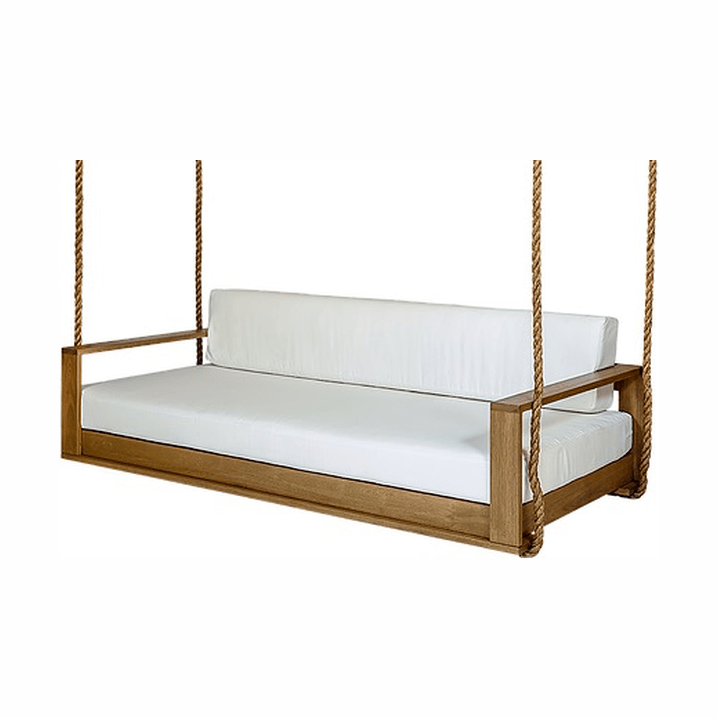 PERCY 75 INCH BED SWING WITH CUSHIONS/EUCALYPTUS FRAME - Kolo Collection